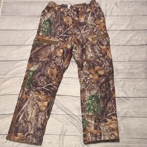 Rustic Ridge Kids Camo Cargo Pants in Brown & Green - Durable Outdoor Bottoms